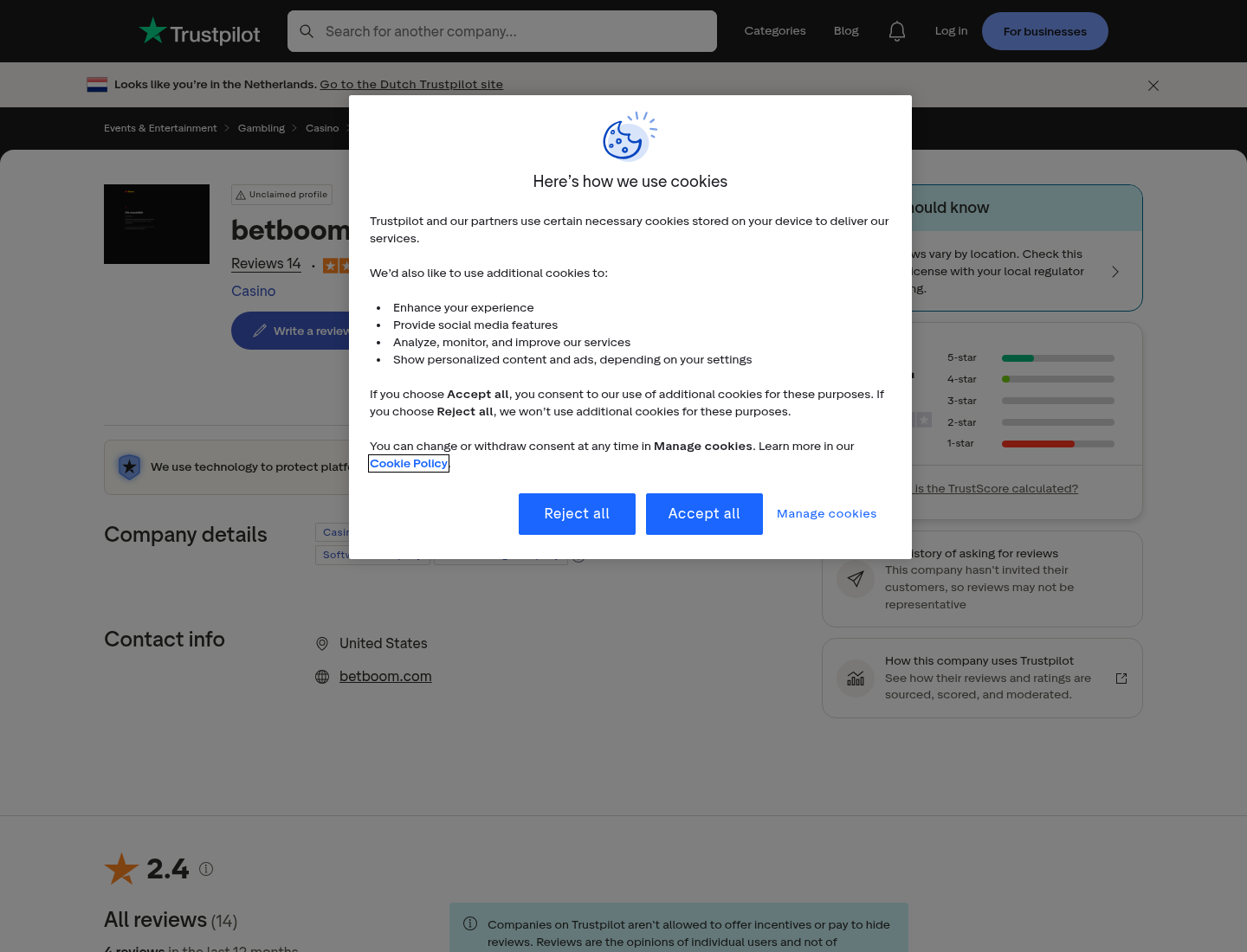 BetBoom домэйны талаарх нийлүүлсэн хэрэглэгчийн дохионы зураг