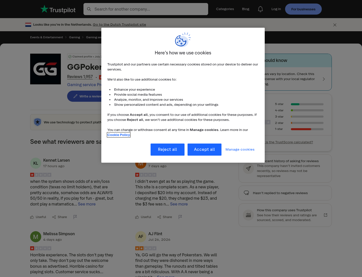 GGpoker-ийн тухай хэрэглэгчийн үнэлгээний нийлүүлсэн контекст зураг